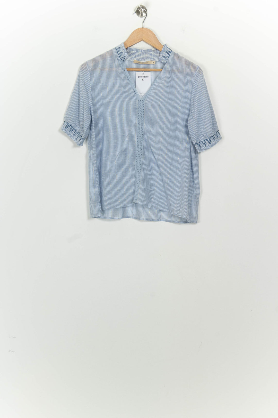 Blouse Bleue - Taille S/36 de la marque La Fée Maraboutée | PARAD124665 - Vendu par Paradigme - Image 2