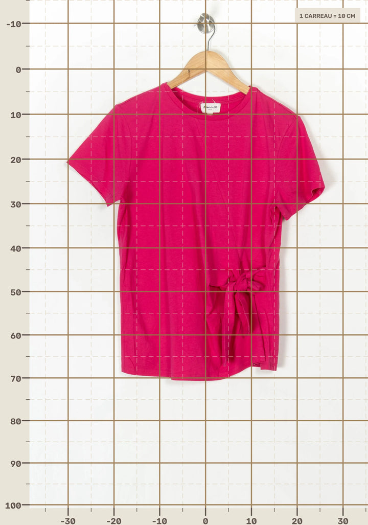 Tee-shirt Rose - Taille M/38 de la marque Maison 123 | PARAD124666 - Vendu par Paradigme - Image 4
