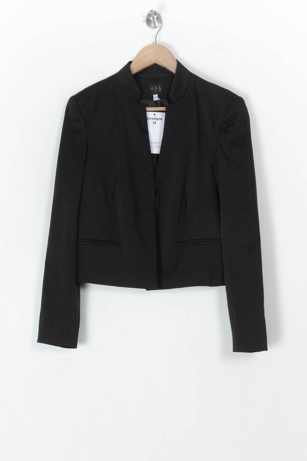 Veste De Tailleur Noire - Taille L/40 de la marque Maison 123 | PARAD124668 - Vendu par Paradigme - Image 2