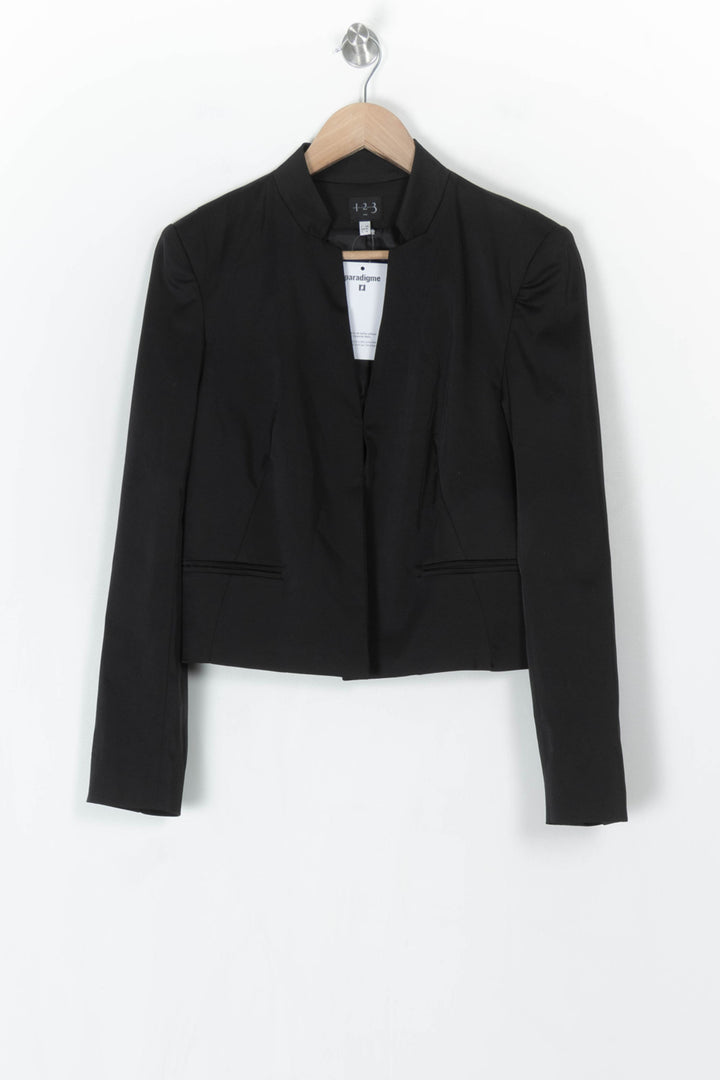 Veste De Tailleur Noire - Taille L/40 de la marque Maison 123 | PARAD124668 - Vendu par Paradigme - Image 2