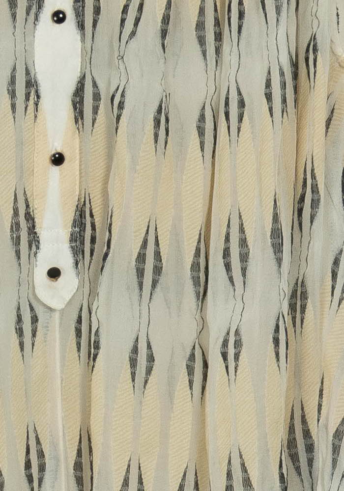 Blouse Beige et Noire - Taille S/36 de la marque Sessùn | PARAD124670 - Vendu par Paradigme - Image 3