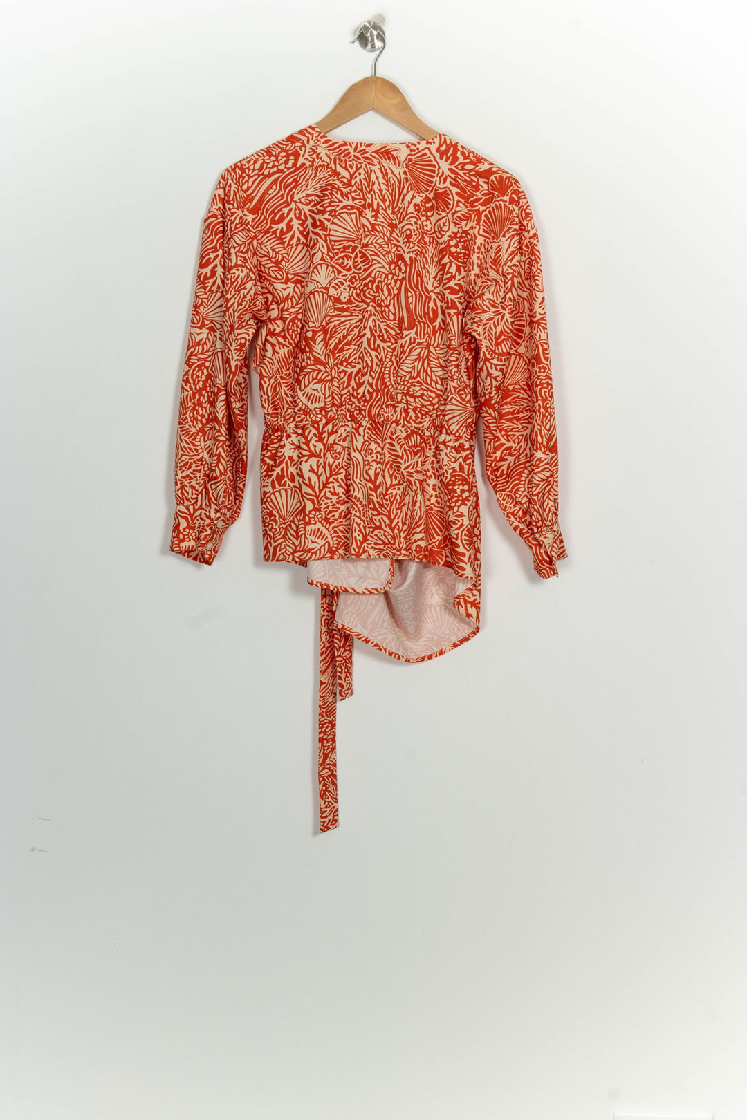 Blouse Orange et Écrue - Taille L/40 de la marque Bleu Blanc Rouge | PARAD124671 - Vendu par Paradigme - Image 5
