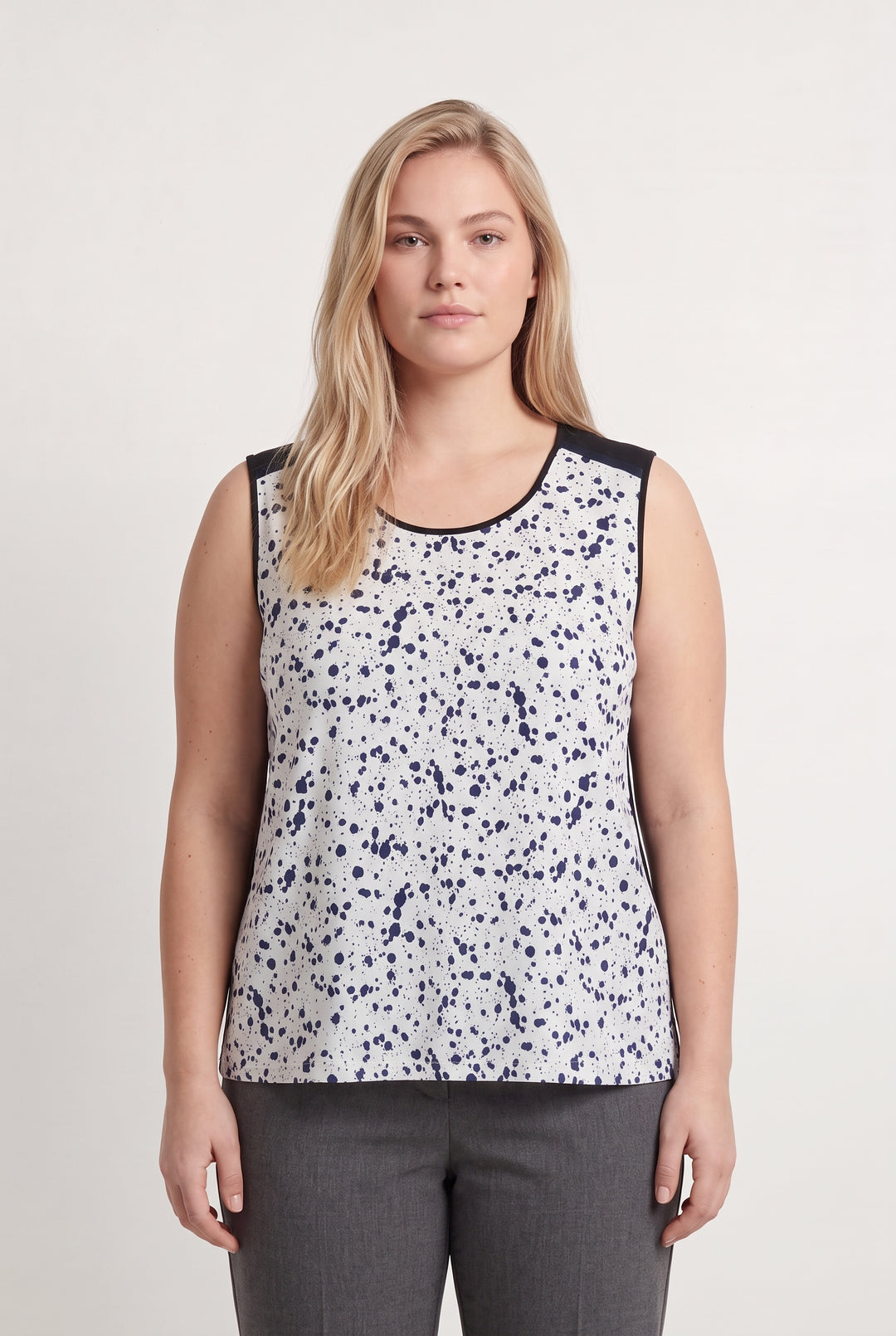 Débardeur Blanc et Bleu Marine - Taille XXL/44 de la marque Bleu Blanc Rouge | PARAD124673 - Vendu par Paradigme - Image 1