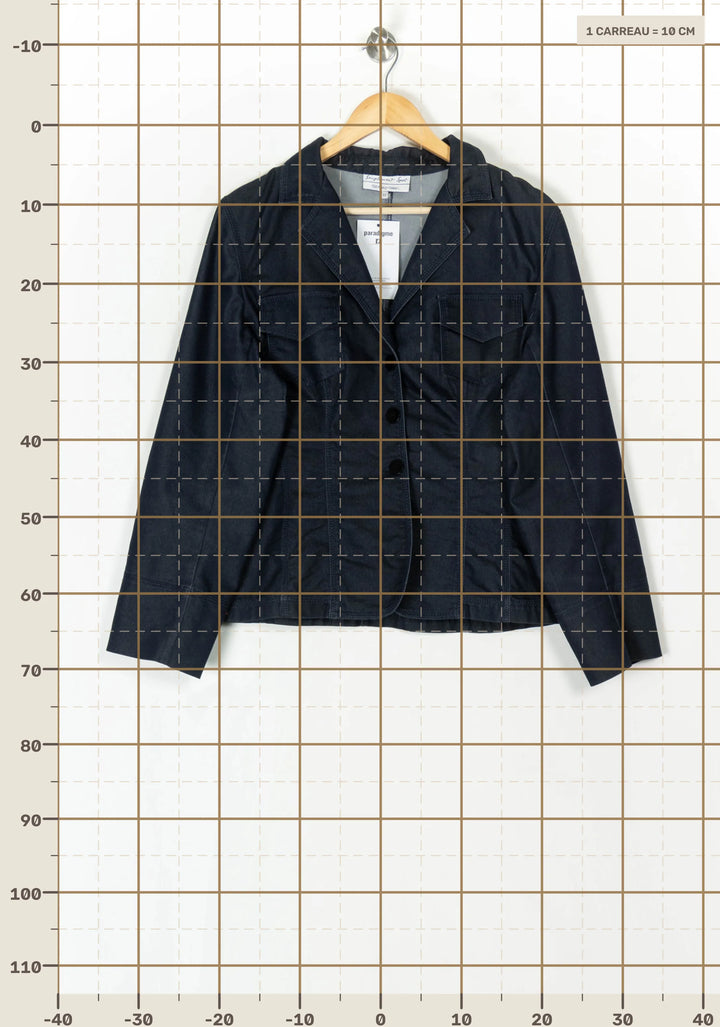 Veste en Jean Bleue - Taille XXL/44 de la marque Gerard Darel | PARAD124674 - Vendu par Paradigme - Image 4