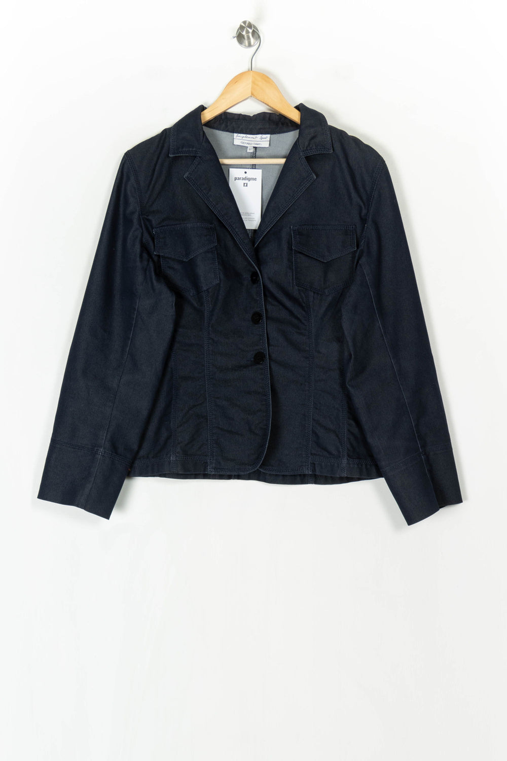 Veste en Jean Bleue - Taille XXL/44 de la marque Gerard Darel | PARAD124674 - Vendu par Paradigme - Image 2