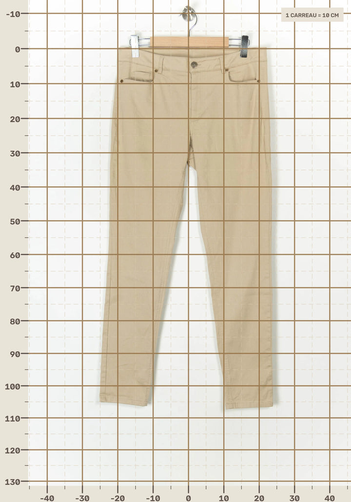 Pantalon Beige - Taille XXXL/46 de la marque Bleu Blanc Rouge | PARAD124675 - Vendu par Paradigme - Image 4