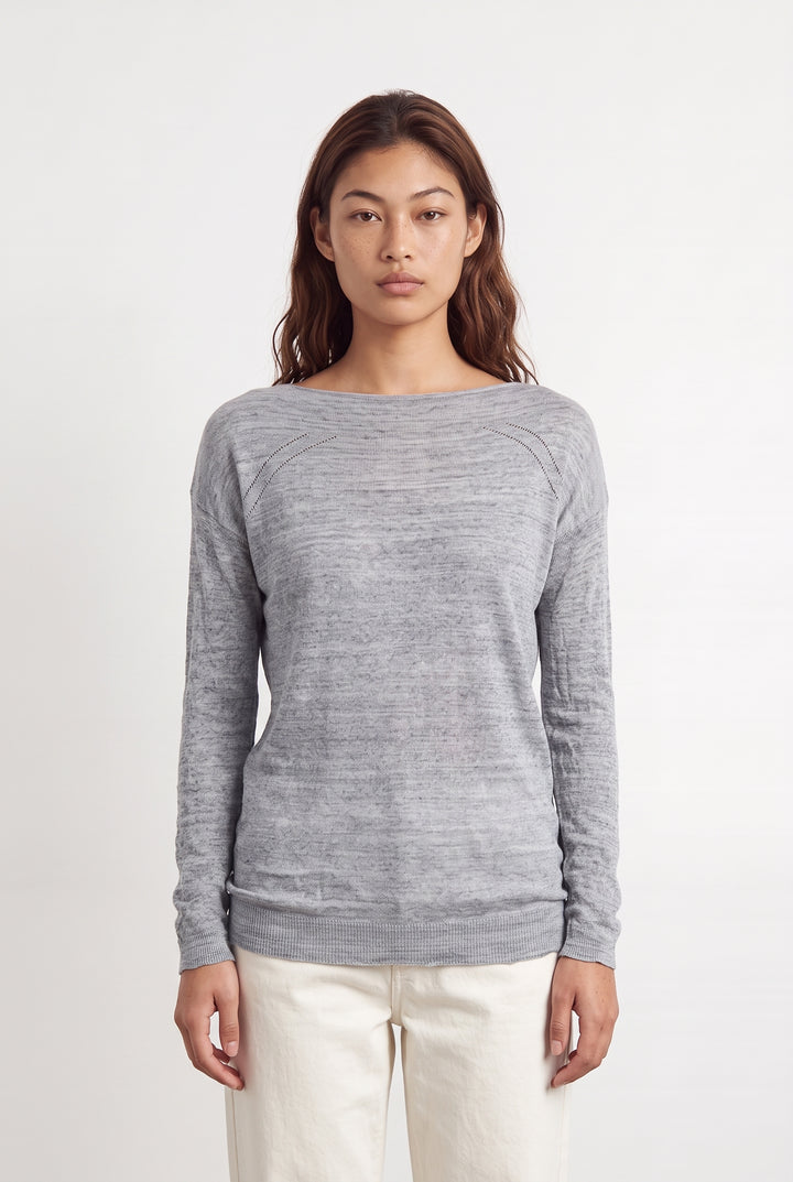 Pull Gris Chiné - Taille S/36 de la marque Kookai | PARAD124676 - Vendu par Paradigme - Image 1