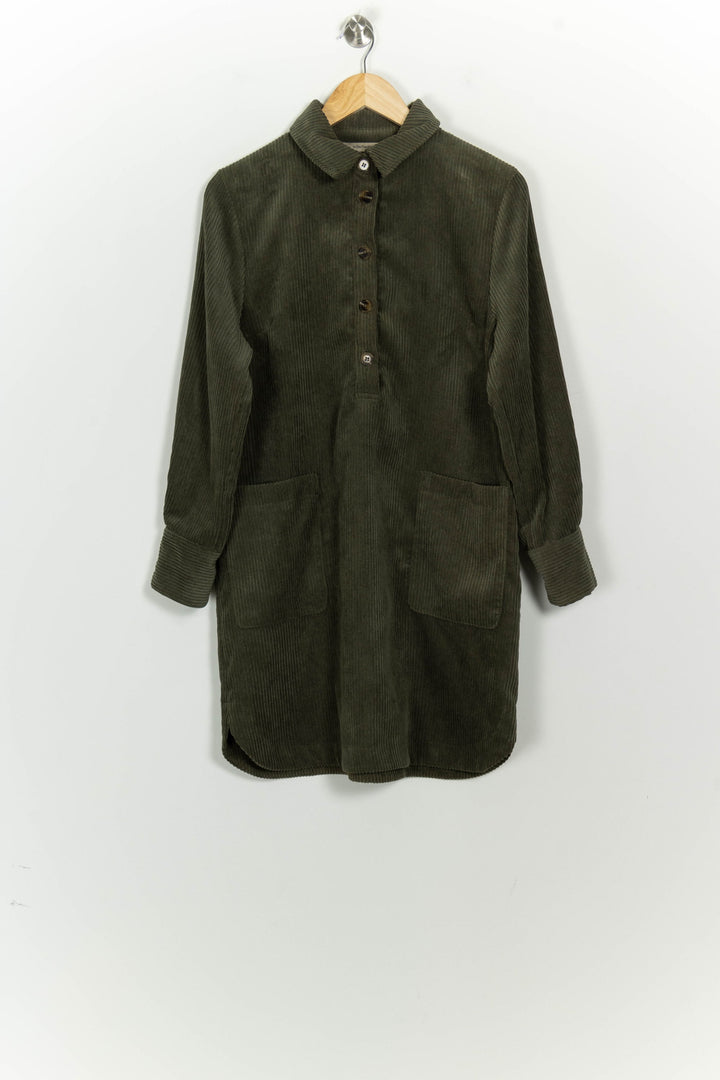 Robe Chemise Vert Kaki - Taille S/36 de la marque La Fée Maraboutée | PARAD124679 - Vendu par Paradigme - Image 5