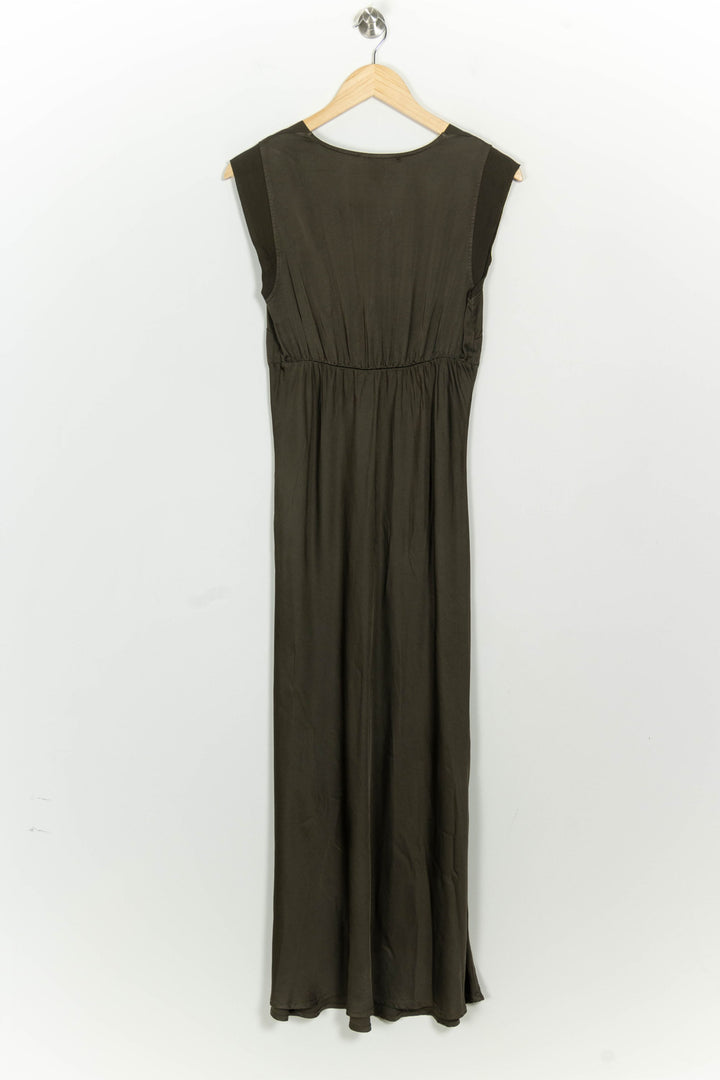 Robe Longue Kaki - Taille M/38 de la marque La Fée Maraboutée | PARAD124680 - Vendu par Paradigme - Image 5