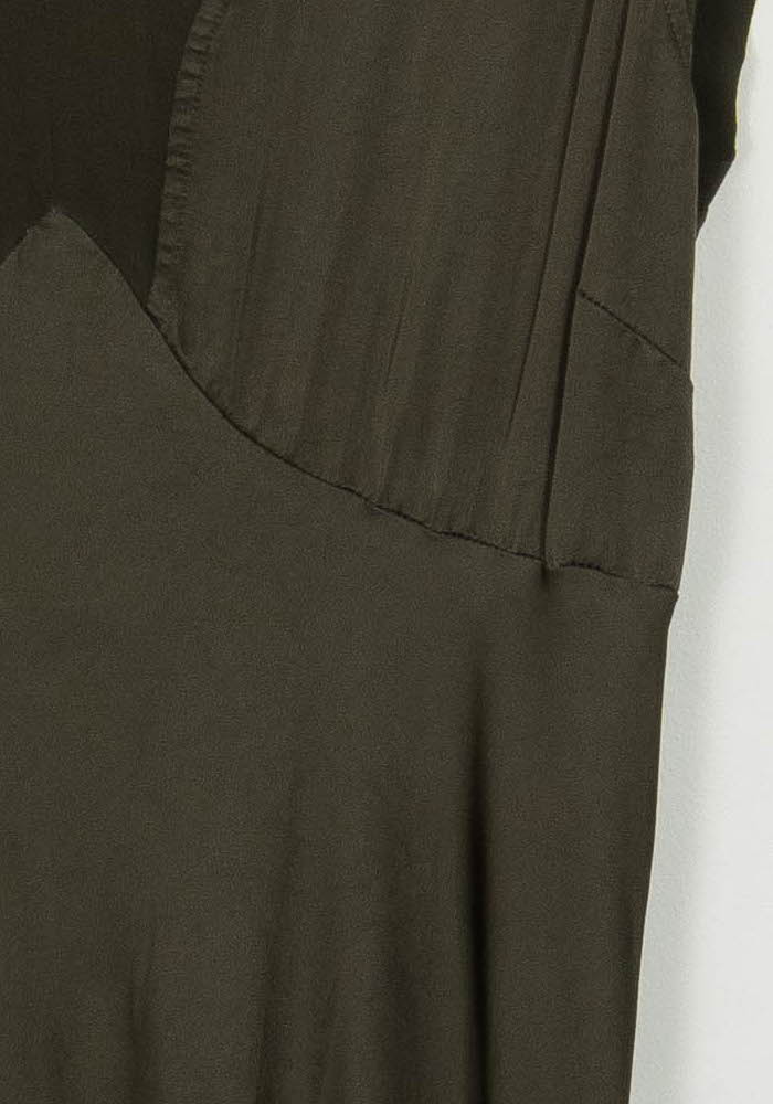 Robe Longue Kaki - Taille M/38 de la marque La Fée Maraboutée | PARAD124680 - Vendu par Paradigme - Image 3