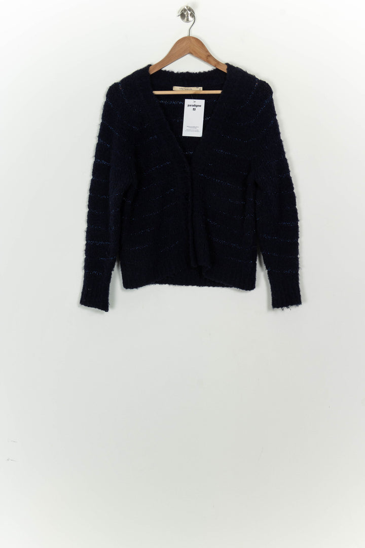 Gilet Bleu - Taille XS/34 de la marque La Fée Maraboutée | PARAD124682 - Vendu par Paradigme - Image 2