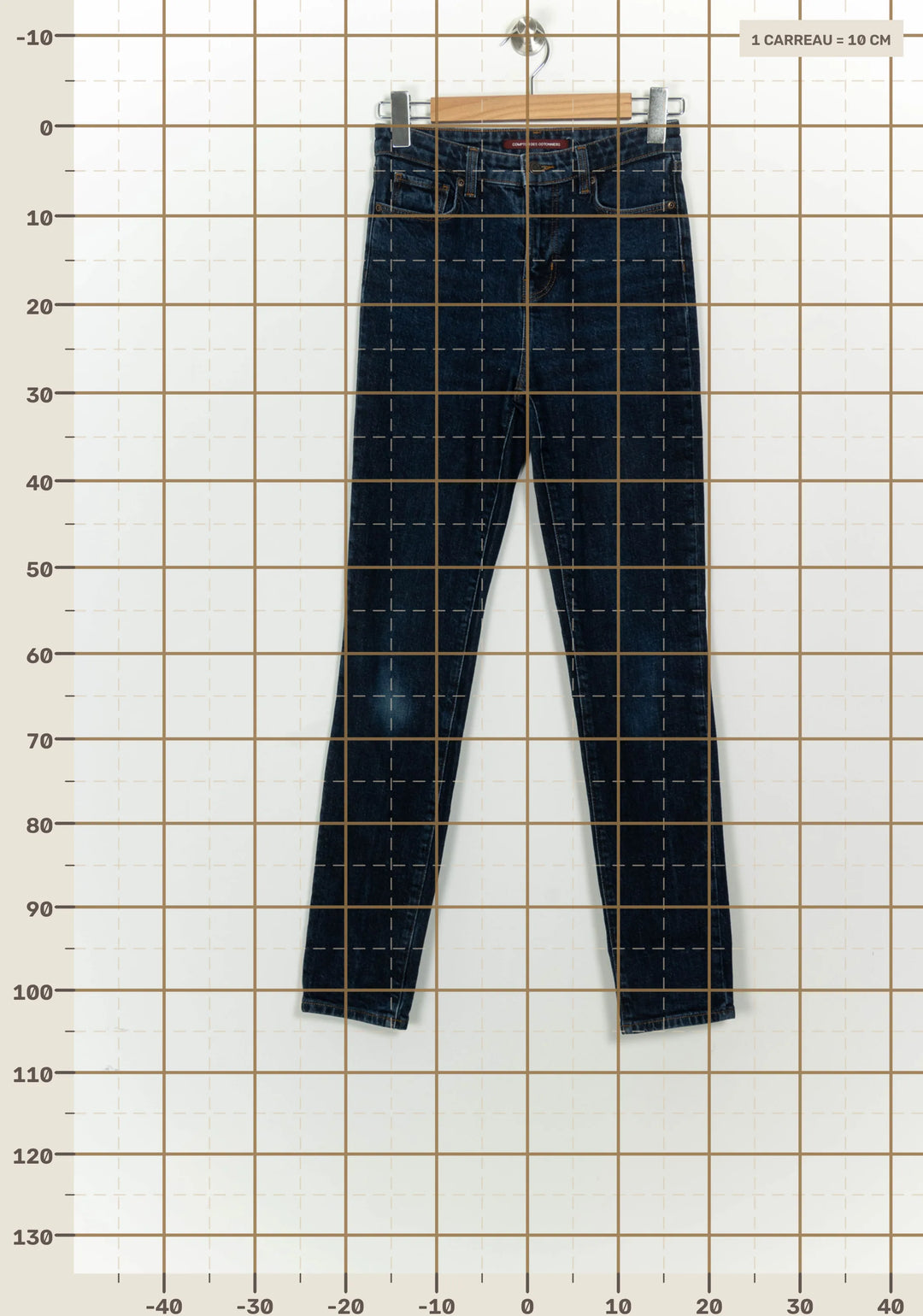 Jean Bleu Foncé - Taille S/36 de la marque Comptoir des Cotonniers | PARAD124683 - Vendu par Paradigme - Image 4
