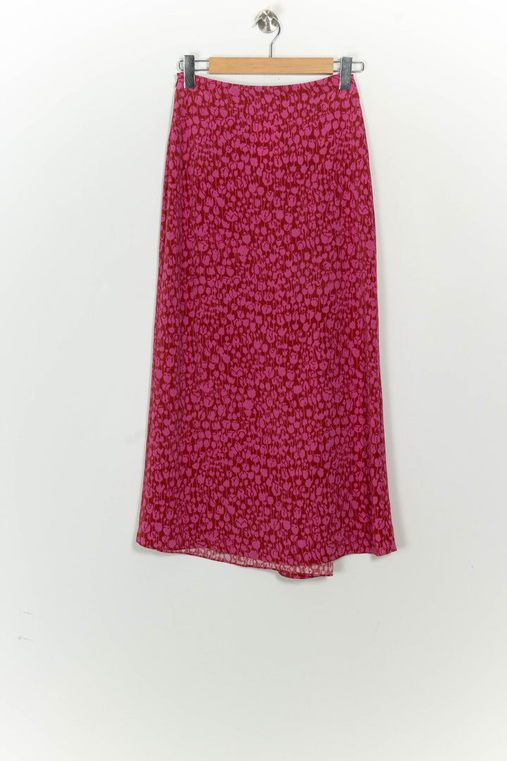 Jupe Longue Rouge et Rose - Taille S/36 de la marque Vanessa Bruno | PARAD124684 - Vendu par Paradigme - Image 5