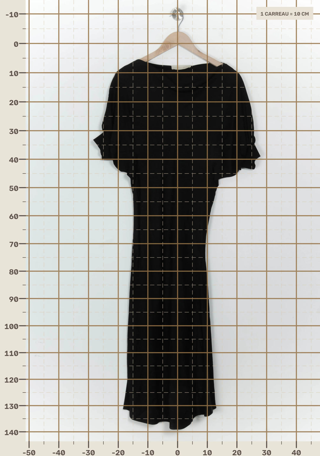 Robe Midi Noire - Taille S/36 de la marque Vanessa Bruno | PARAD124685 - Vendu par Paradigme - Image 4