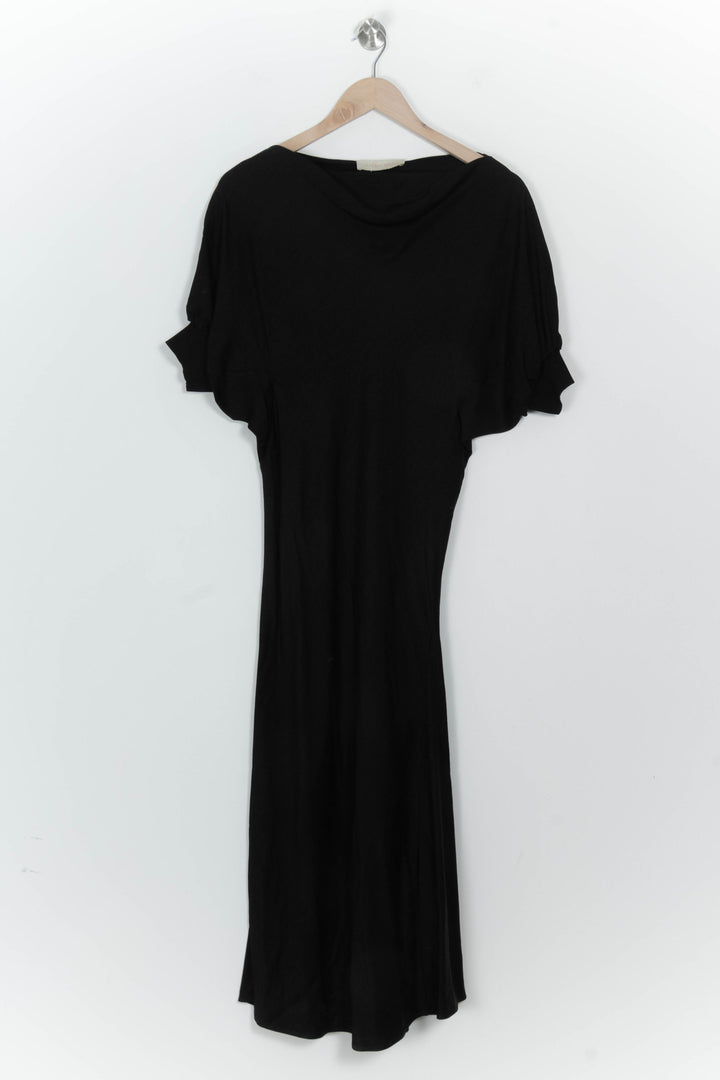 Robe Midi Noire - Taille S/36 de la marque Vanessa Bruno | PARAD124685 - Vendu par Paradigme - Image 2