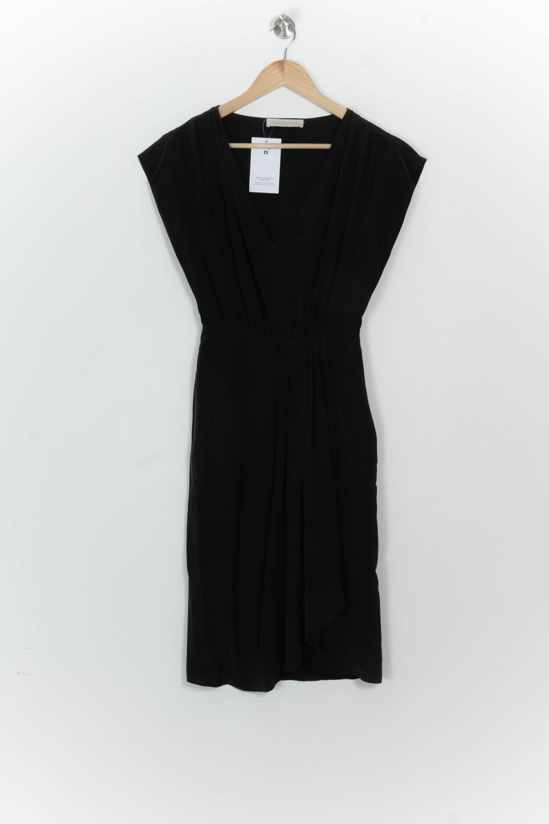 Robe Midi Noire - Taille XS/34 de la marque Vanessa Bruno | PARAD124686 - Vendu par Paradigme - Image 2
