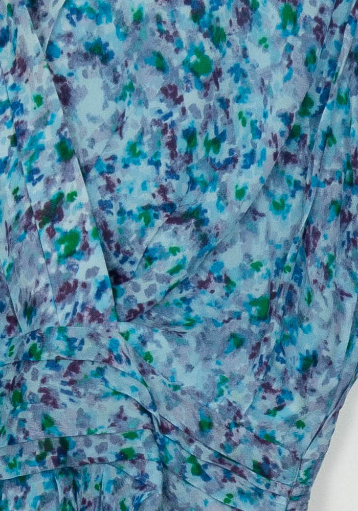 Robe Midi Bleue et Violette - Taille S/36 de la marque Suncoo | PARAD124687 - Vendu par Paradigme - Image 3