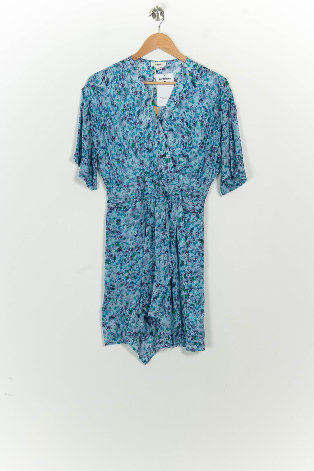 Robe Midi Bleue et Violette - Taille S/36 de la marque Suncoo | PARAD124687 - Vendu par Paradigme - Image 2