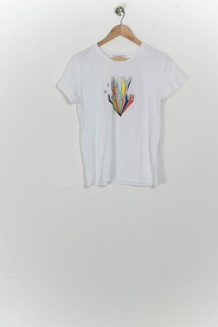 Tee-shirt Blanc - Taille L/40 de la marque Imprevu | PARAD124689 - Vendu par Paradigme - Image 2