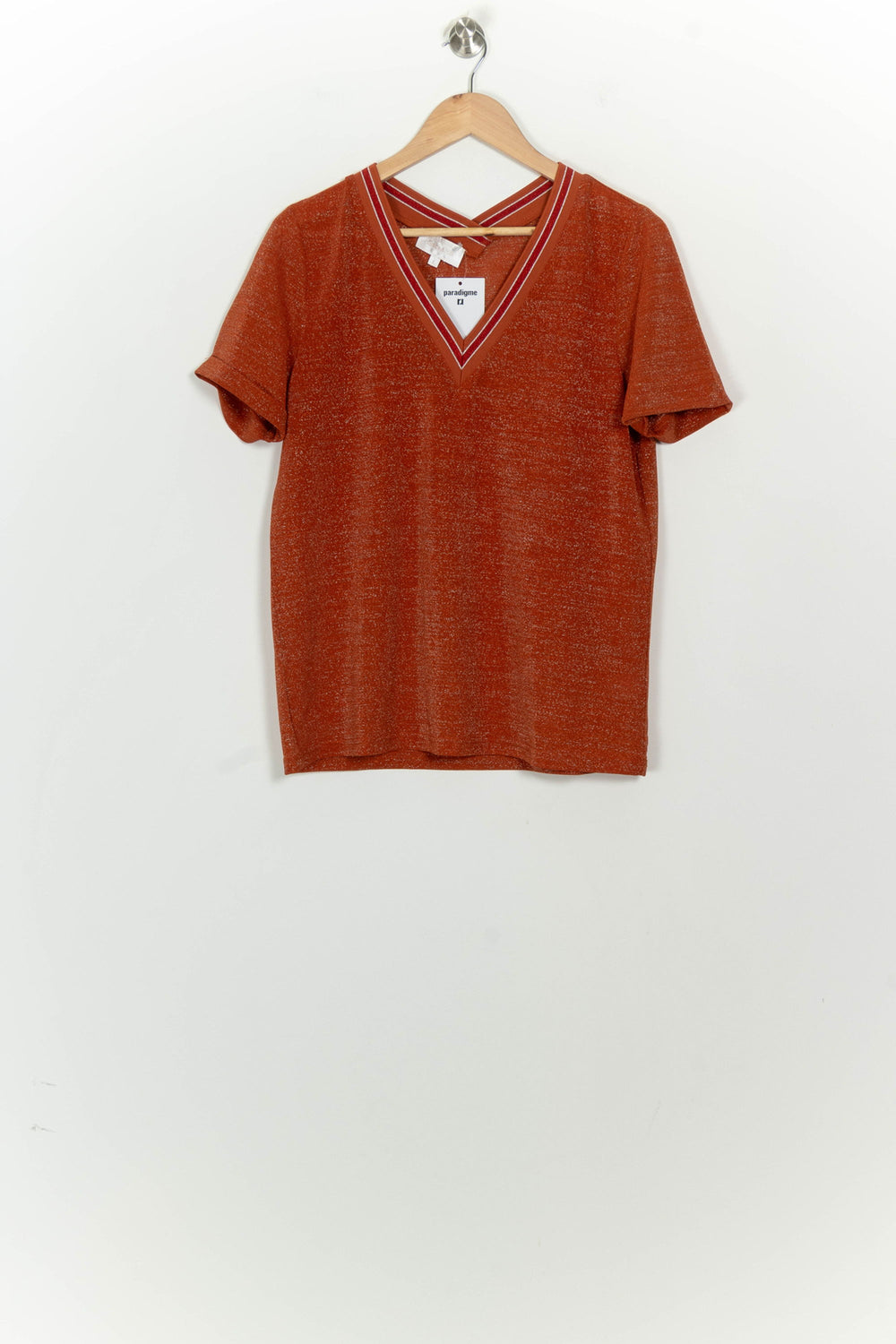 T-Shirt Orange - Taille L/40 de la marque Grace & Mila | PARAD124692 - Vendu par Paradigme - Image 2