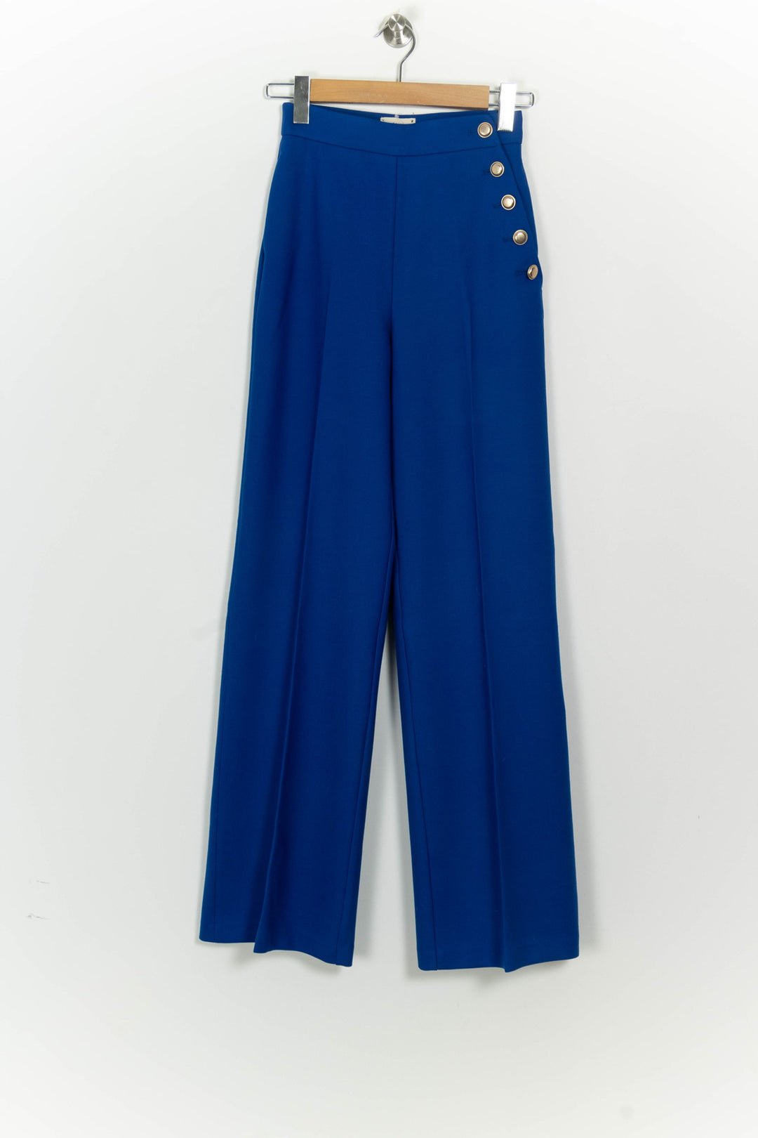Pantalon Palazzo Bleu - Taille XS/34 de la marque Sézane | PARAD124694 - Vendu par Paradigme - Image 2
