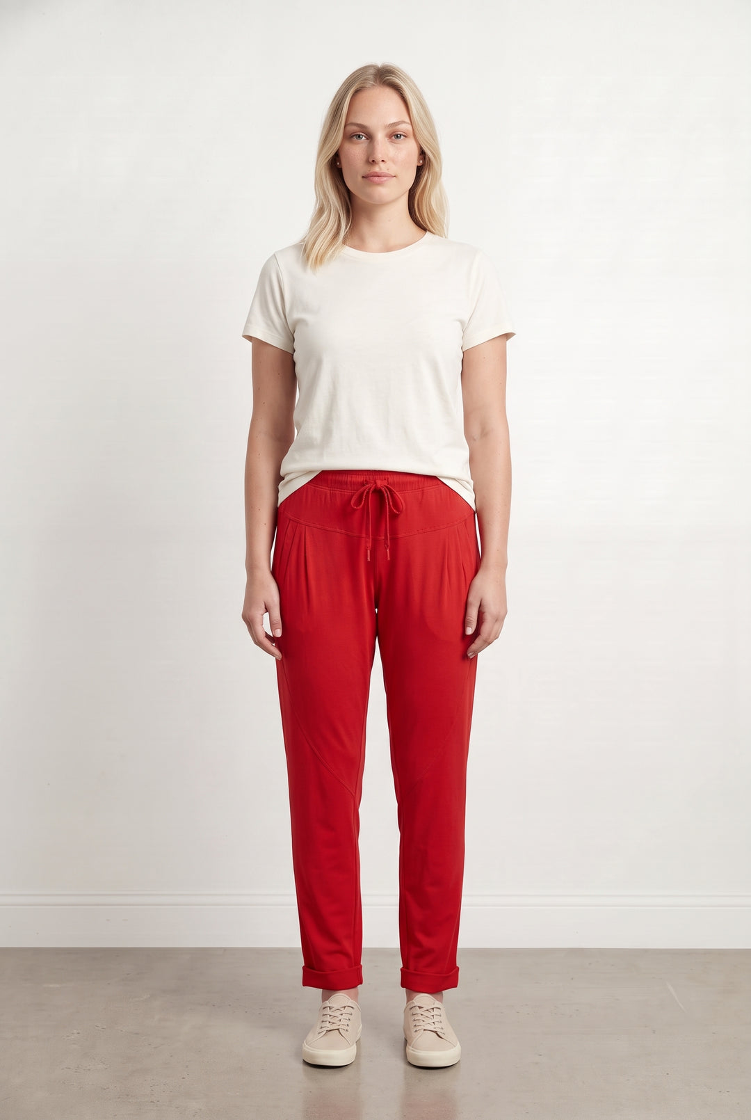 Pantalon Rouge - Taille L/40 de la marque Indies | PARAD124696 - Vendu par Paradigme - Image 1