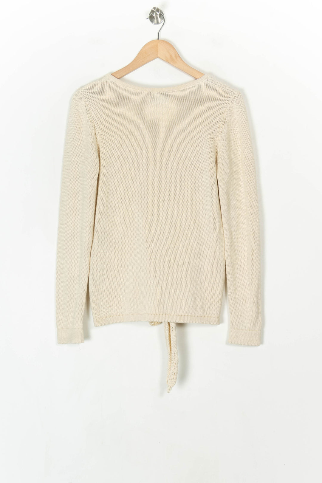 Pull À Col V Beige - Taille M/38 de la marque Rosaé Paris | PARAD124699 - Vendu par Paradigme - Image 5