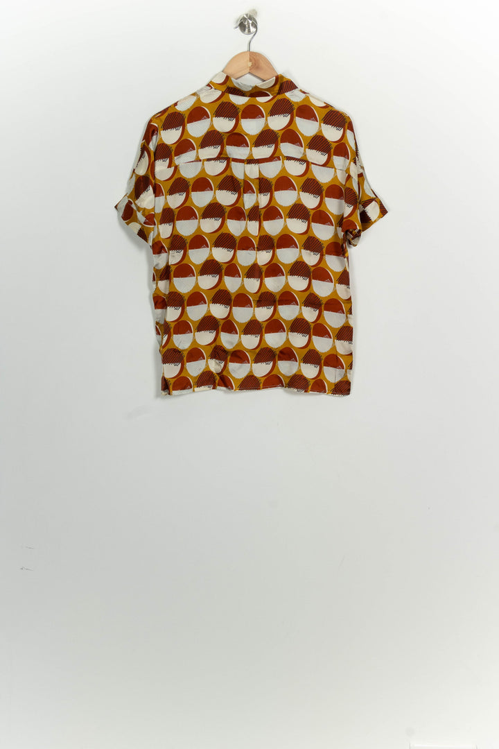 Chemise Marron et Écru - Taille S/36 de la marque Chloé Stora | PARAD124701 - Vendu par Paradigme - Image 5