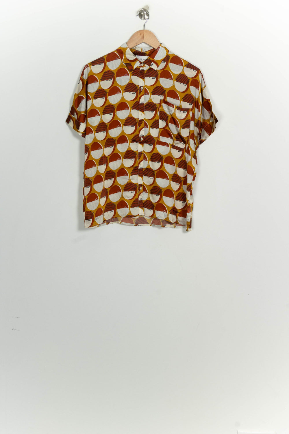 Chemise Marron et Écru - Taille S/36 de la marque Chloé Stora | PARAD124701 - Vendu par Paradigme - Image 2