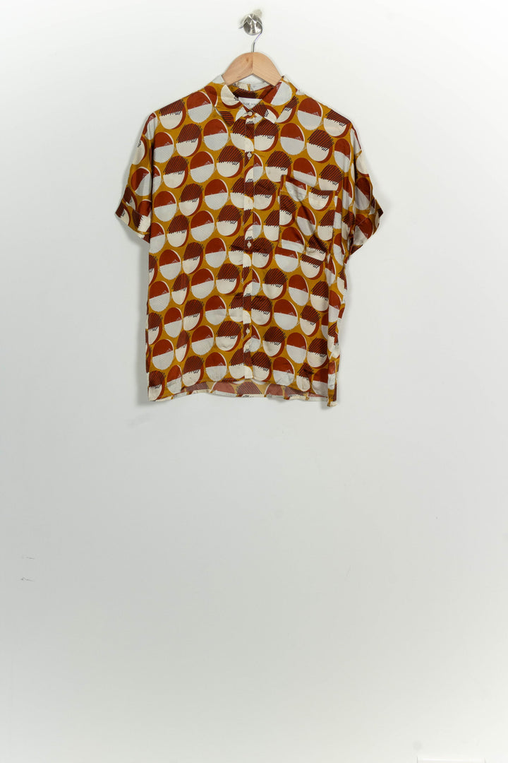 Chemise Marron et Écru - Taille S/36 de la marque Chloé Stora | PARAD124701 - Vendu par Paradigme - Image 2