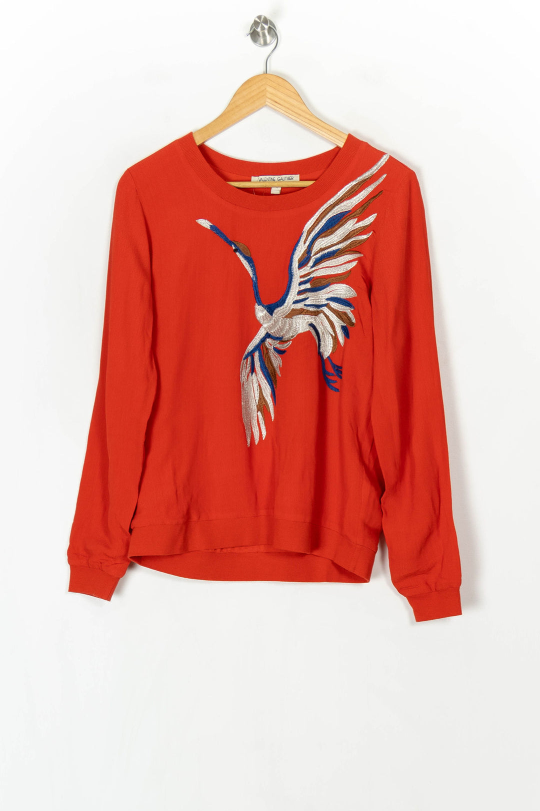 Pull Rouge - Taille S/36 de la marque Valentine Gauthier | PARAD124704 - Vendu par Paradigme - Image 2