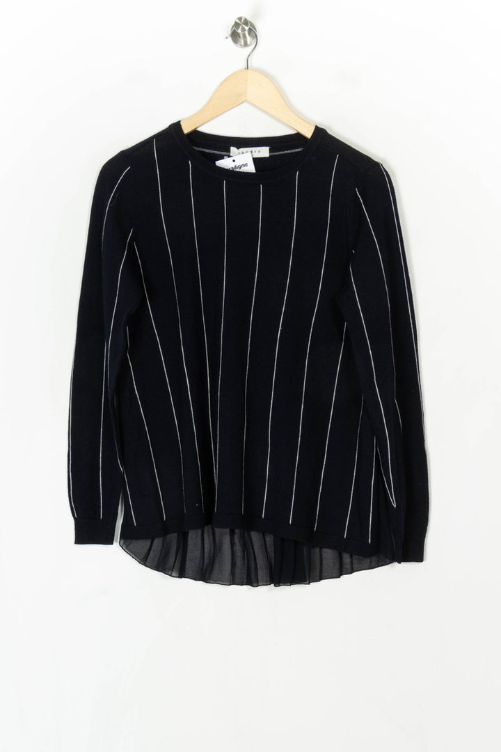 Pull Noir - Taille S/36 de la marque Sandro | PARAD124706 - Vendu par Paradigme - Image 2