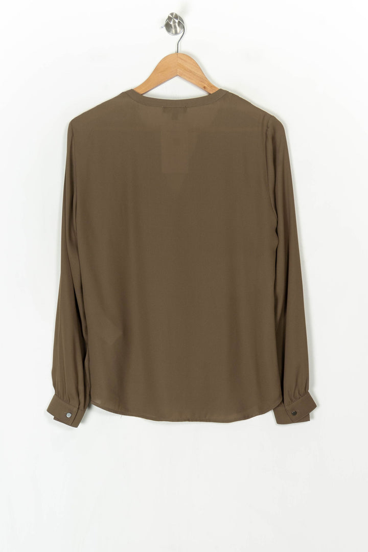 Blouse Kaki - Taille L/40 de la marque Maison 123 | PARAD124711 - Vendu par Paradigme - Image 5
