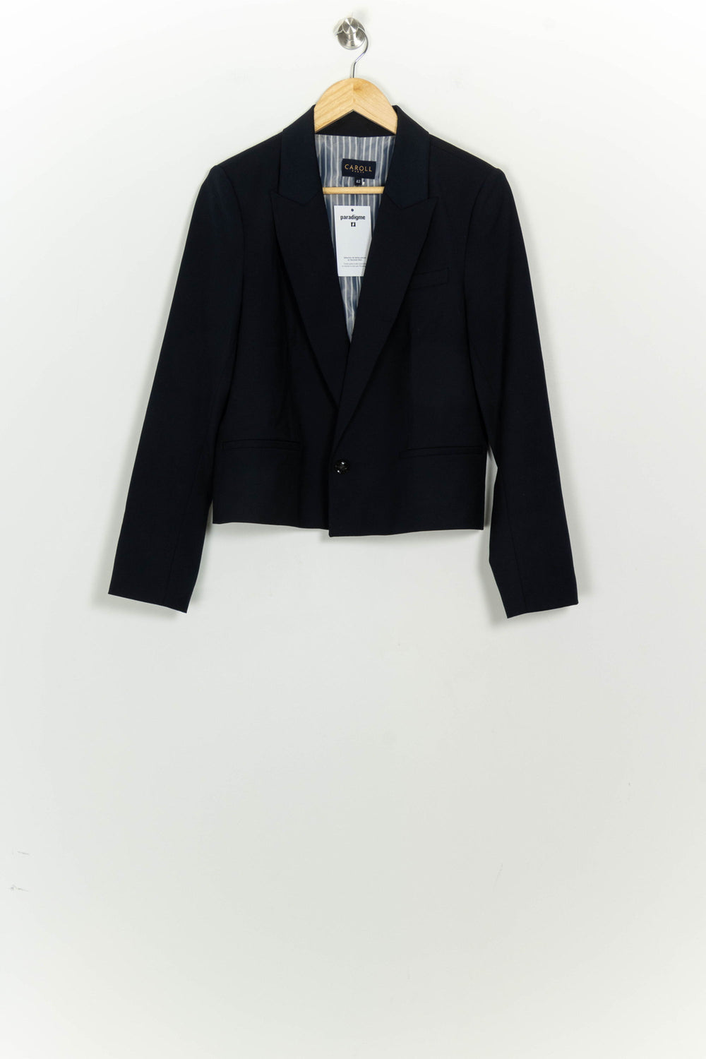 Blazer Bleu Marine - Taille XL/42 de la marque Caroll | PARAD124751 - Vendu par Paradigme - Image 2