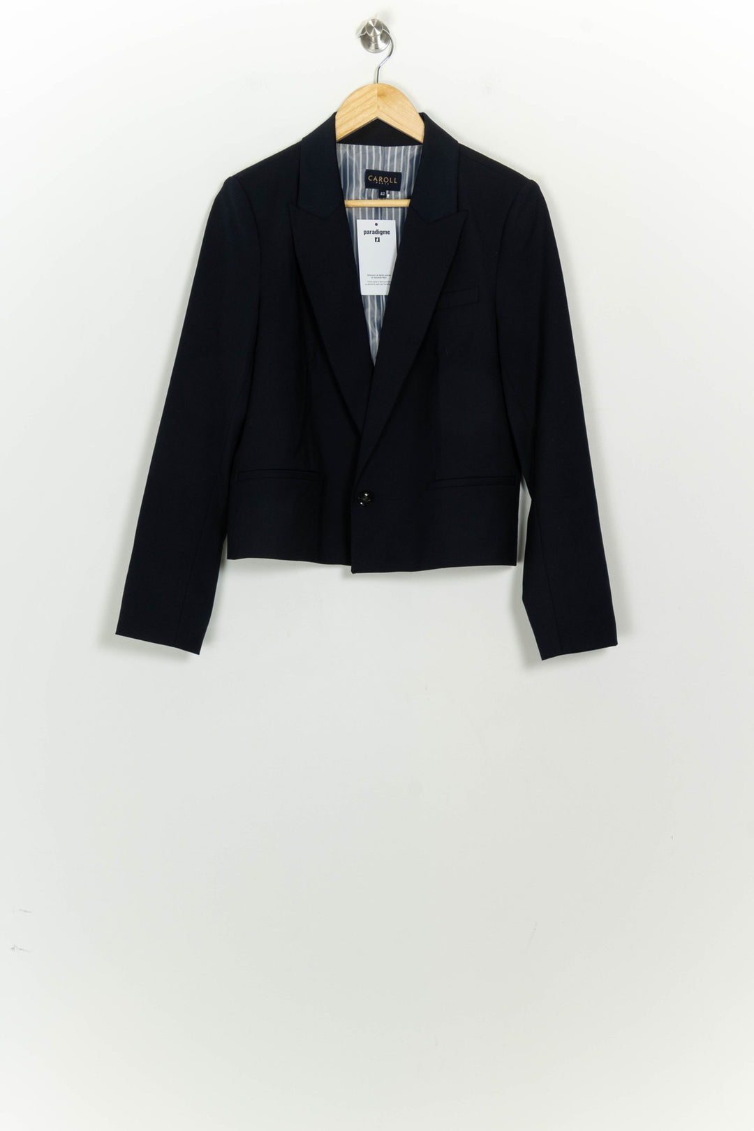 Blazer Bleu Marine - Taille XL/42 de la marque Caroll | PARAD124751 - Vendu par Paradigme - Image 2