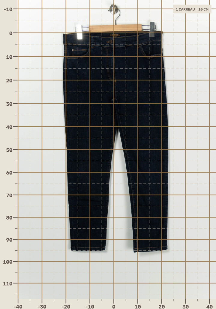 Jean Bleu foncé - Taille XXL/44 de la marque Caroll | PARAD124752 - Vendu par Paradigme - Image 4