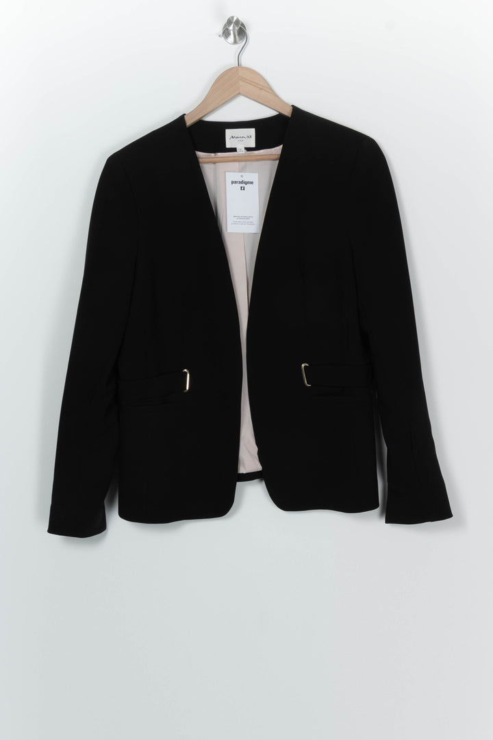Veste De Tailleur Noire - Taille XXL/44 de la marque Maison 123 | PARAD124757 - Vendu par Paradigme - Image 2