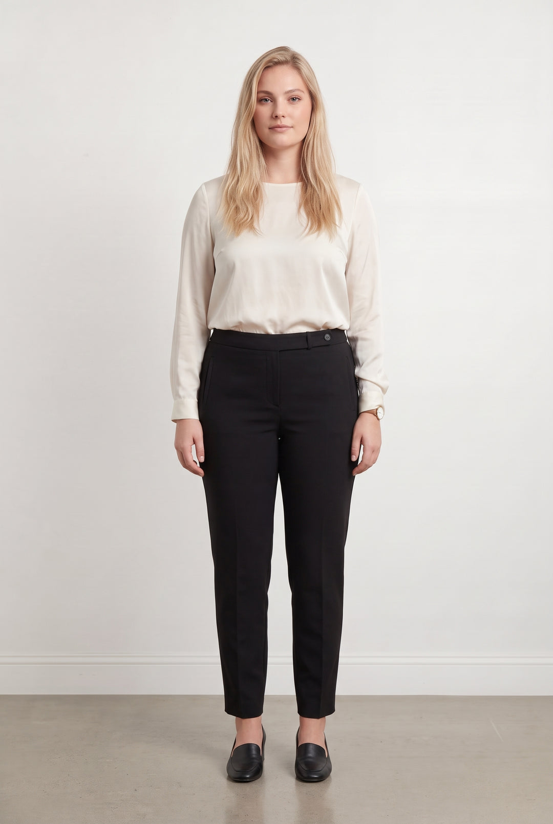 Pantalon De Tailleur Noir - Taille XXL/44 de la marque Maison 123 | PARAD124759 - Vendu par Paradigme - Image 1