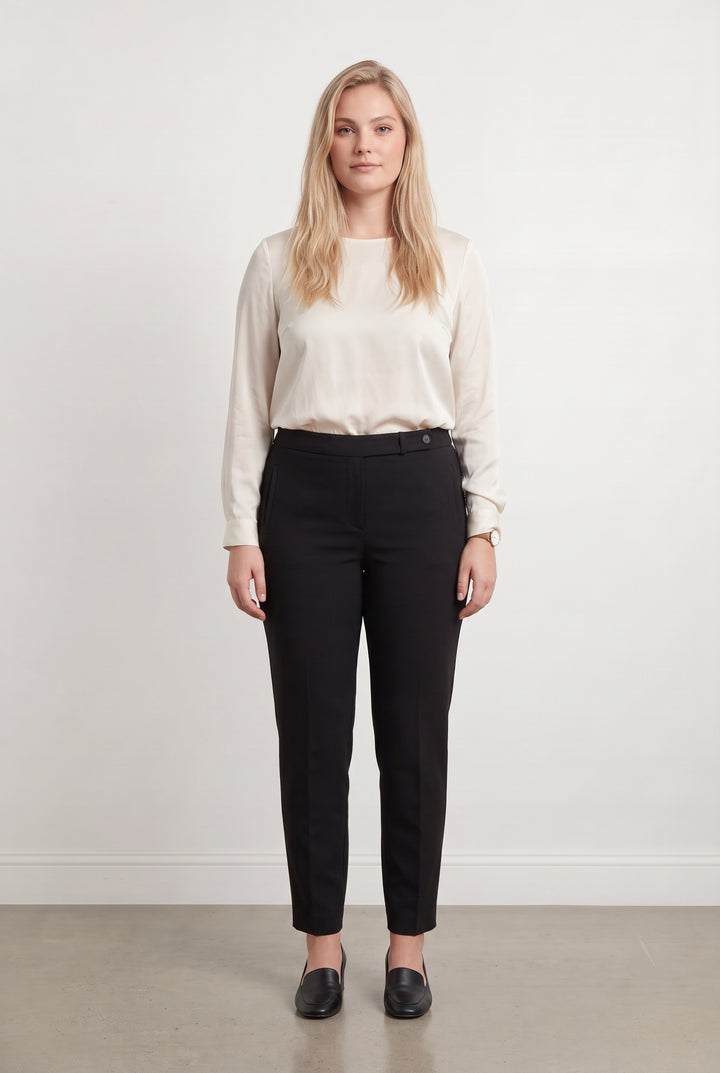 Pantalon De Tailleur Noir - Taille XXL/44 de la marque Maison 123 | PARAD124759 - Vendu par Paradigme - Image 1