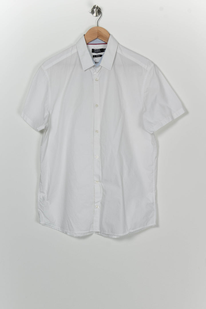 Chemise À Manches Courtes Blanche - Taille XL/42 de la marque Galeries Lafayette | PARAD124760 - Vendu par Paradigme - Image 2