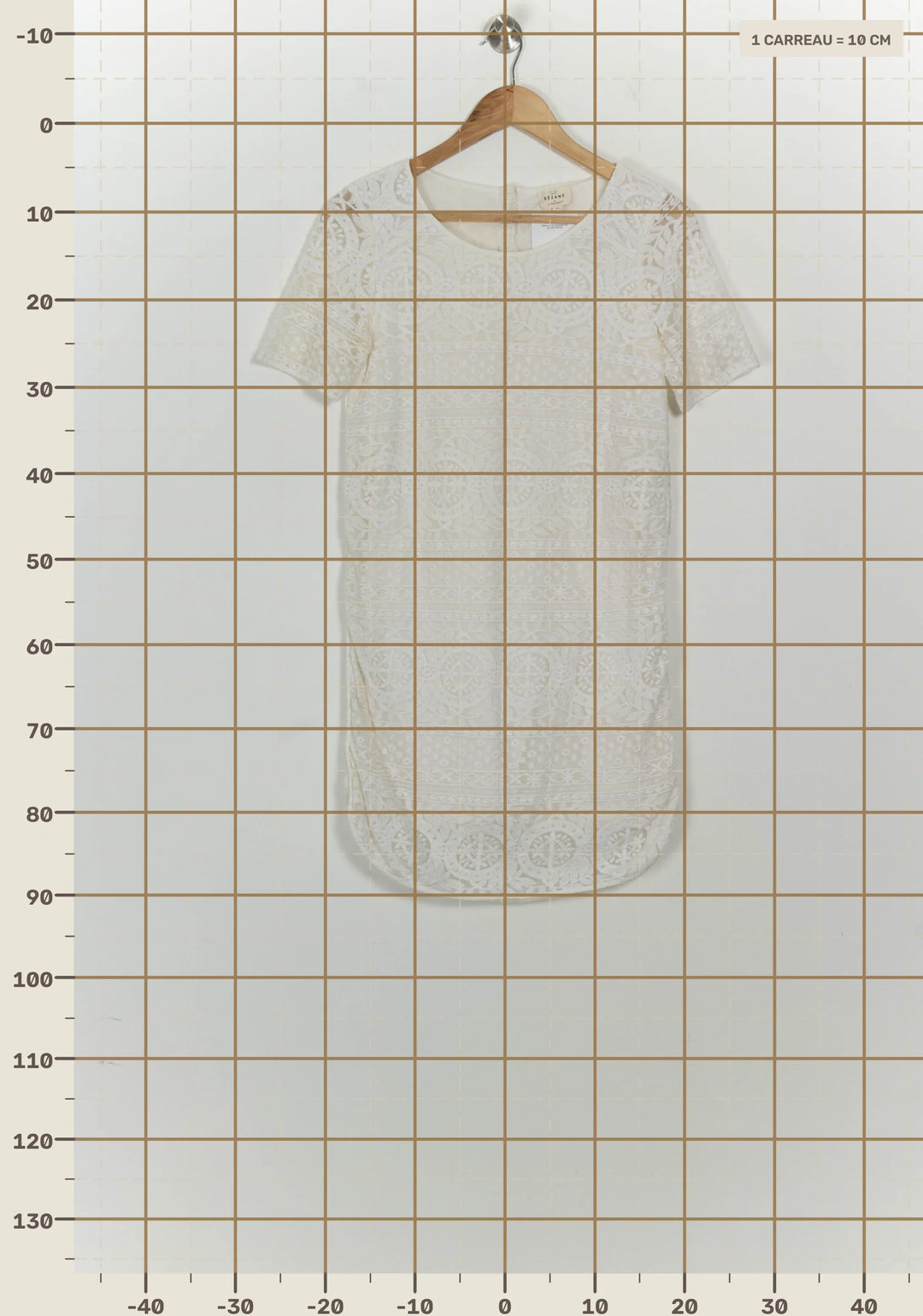 Robe Midi Beige - Taille M/38 de la marque Sézane | PARAD124761 - Vendu par Paradigme - Image 4