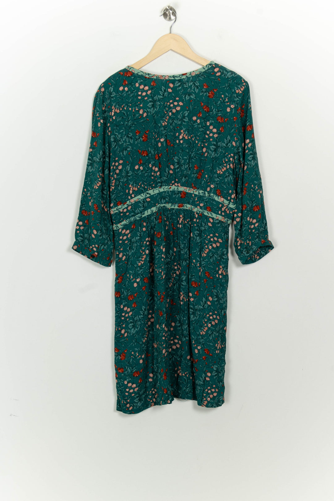 Robe Longue Verte et Rouge - Taille XXL/44 de la marque Maison 123 | PARAD124762 - Vendu par Paradigme - Image 5