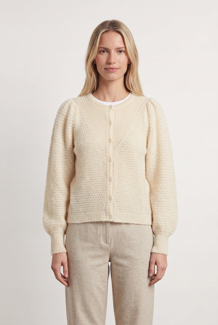 Cardigan Beige - Taille S/36 de la marque Sézane | PARAD124767 - Vendu par Paradigme - Image 1
