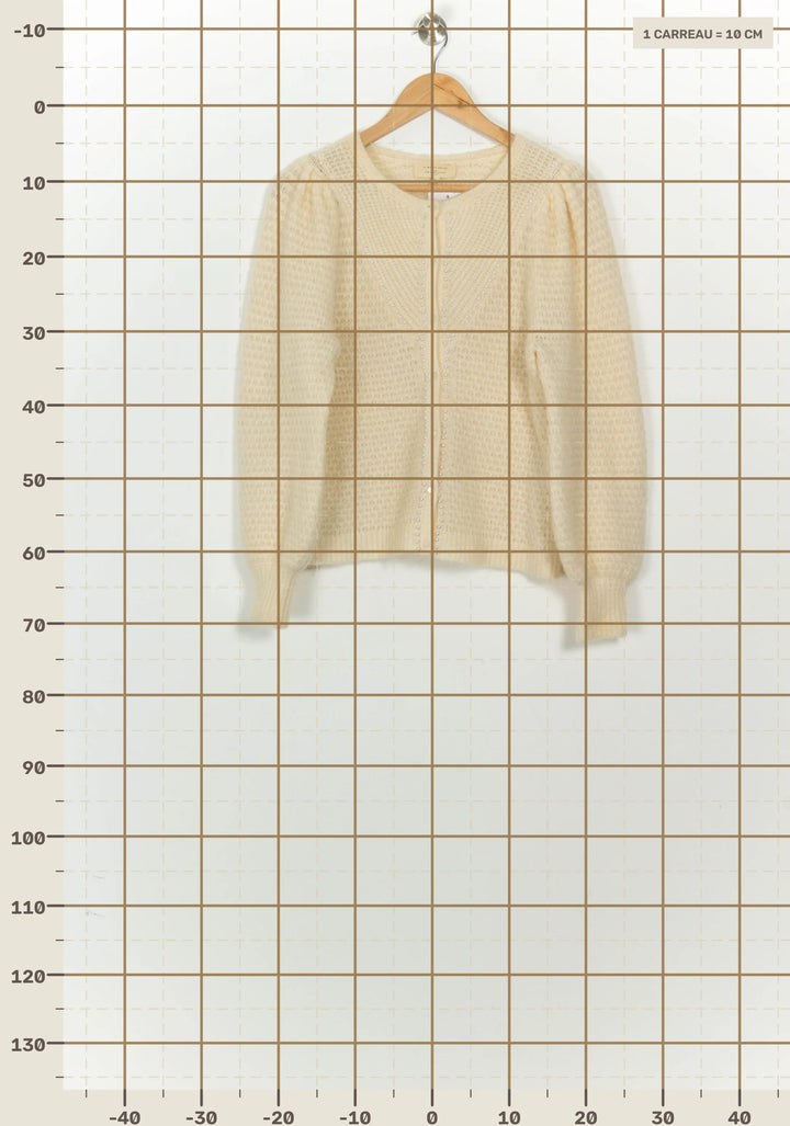 Cardigan Beige - Taille S/36 de la marque Sézane | PARAD124767 - Vendu par Paradigme - Image 4