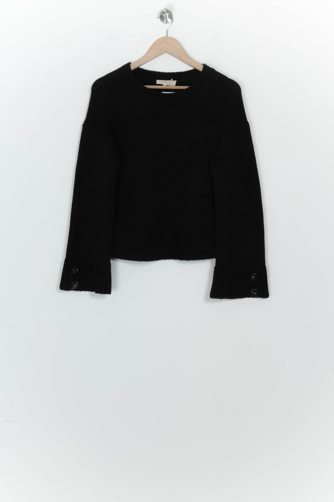 Pull Noir - Taille S/36 de la marque Sézane | PARAD124770 - Vendu par Paradigme - Image 2