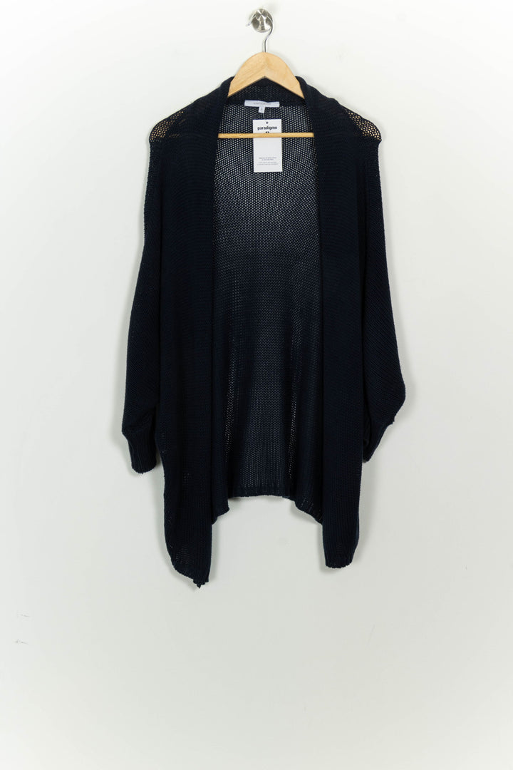 Gilet En Maille Bleu - Taille S/36 de la marque La Fée Maraboutée | PARAD124774 - Vendu par Paradigme - Image 2