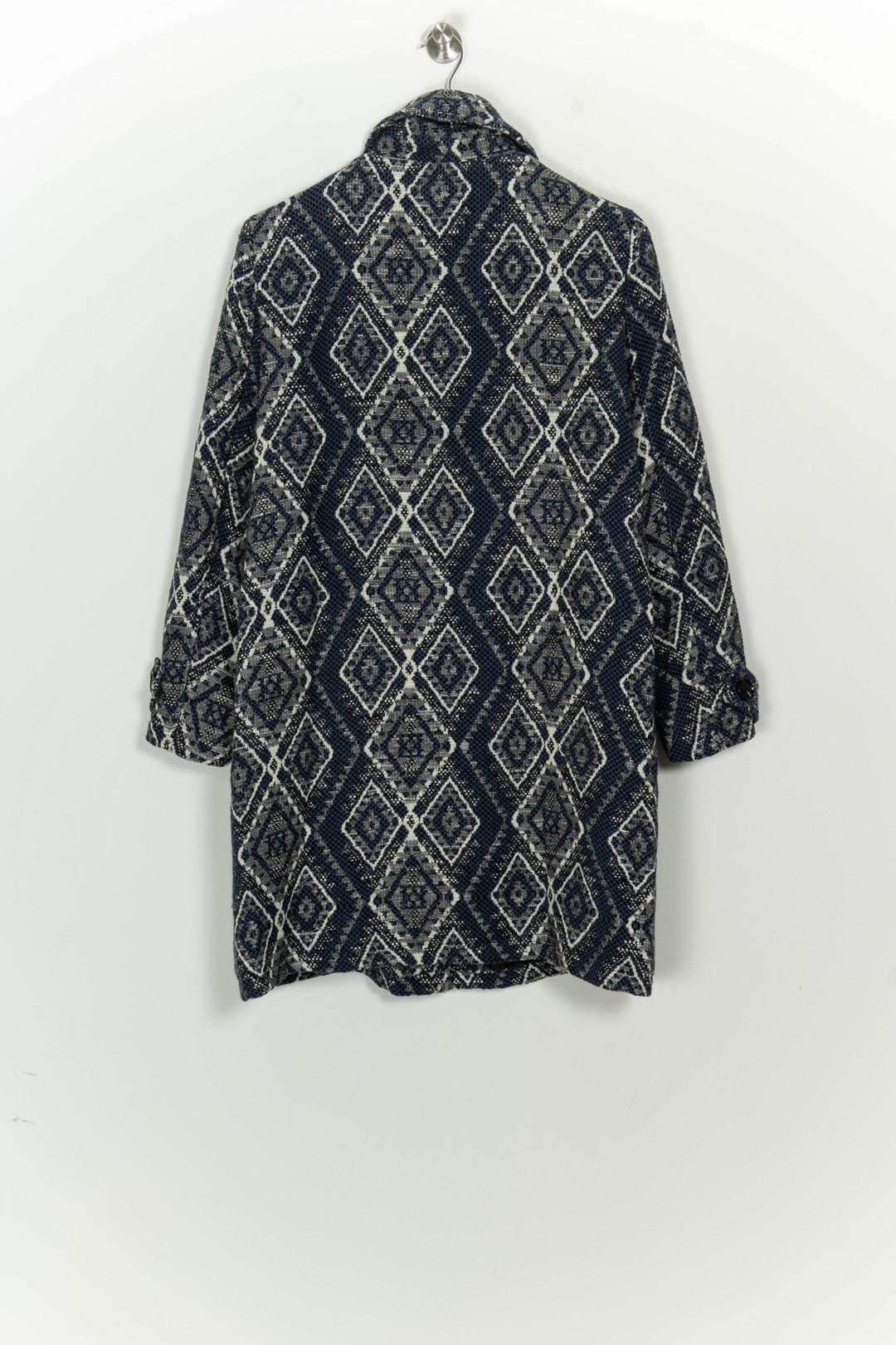 Manteau Bleu et Beige - Taille L/40 de la marque La Fée Maraboutée | PARAD124775 - Vendu par Paradigme - Image 5