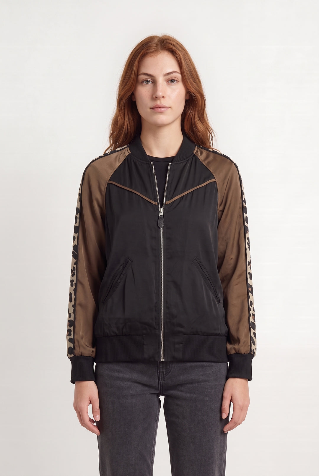Blouson Noir et Marron - Taille M/38 de la marque Coach | PARAD124777 - Vendu par Paradigme - Image 1