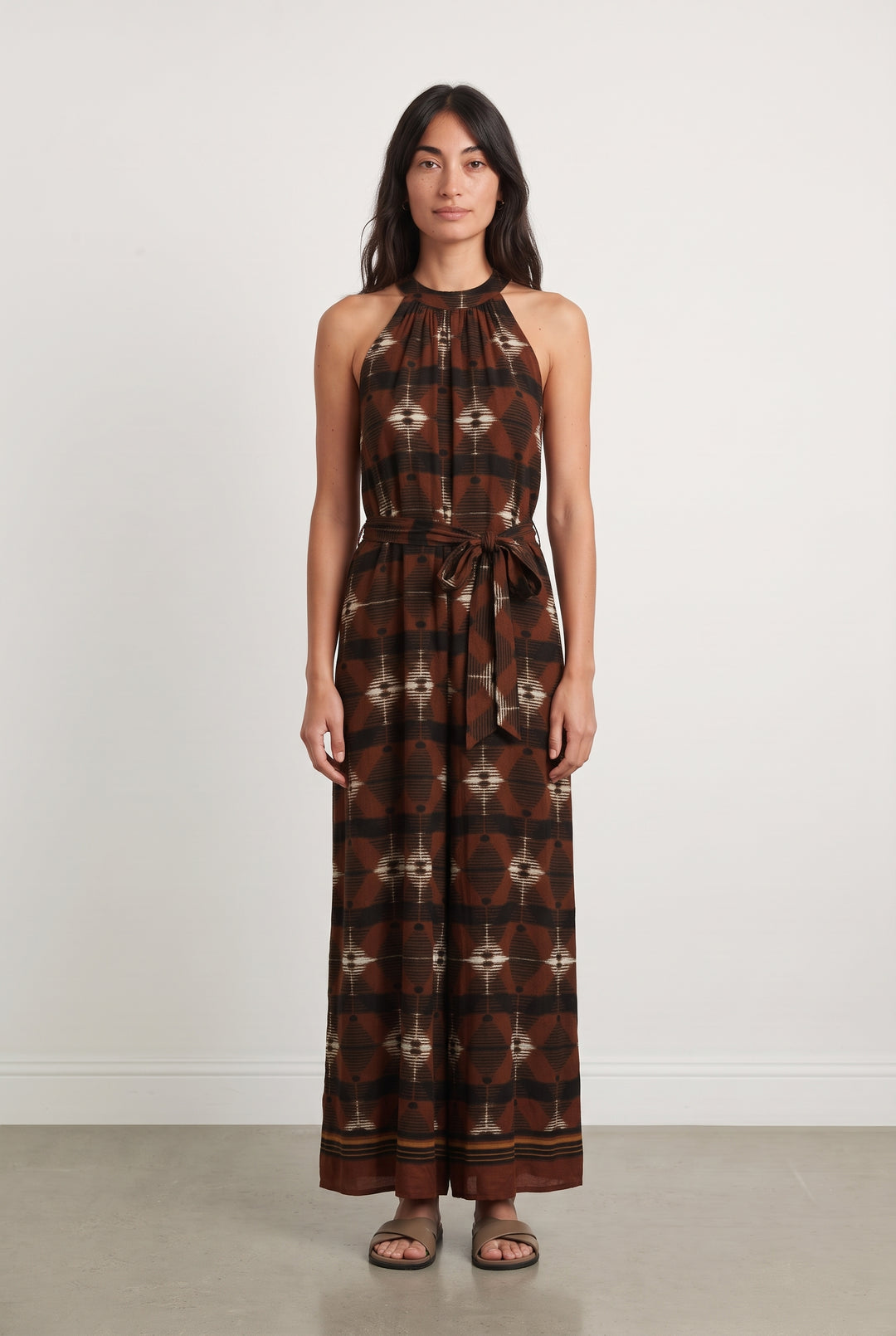 Combinaison Marron et Noir - Taille S/36 de la marque La Fée Maraboutée | PARAD124780 - Vendu par Paradigme - Image 1