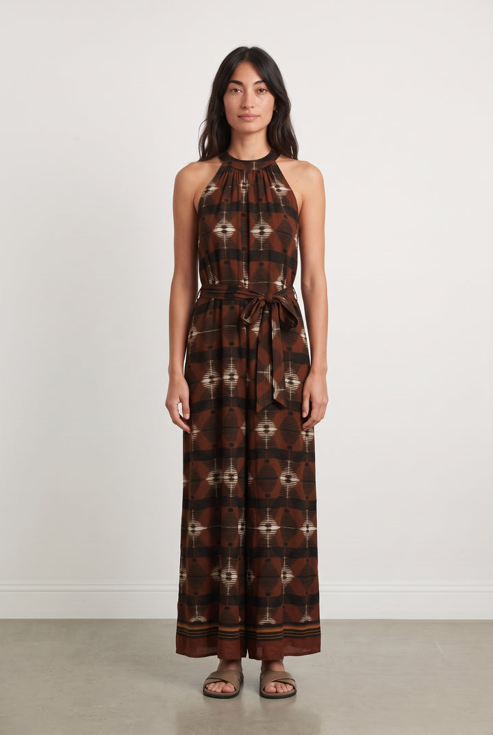 Combinaison Marron et Noir - Taille S/36 de la marque La Fée Maraboutée | PARAD124780 - Vendu par Paradigme - Image 1